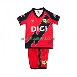 Fotballdrakt Rayo Vallecano Barn Bortekit 2025-2026 Kortermet
