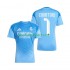 Fotballdrakt Real Madrid Keeper Thibaut Courtois 1 Herre Hjemmekit 2025-2026 Kortermet