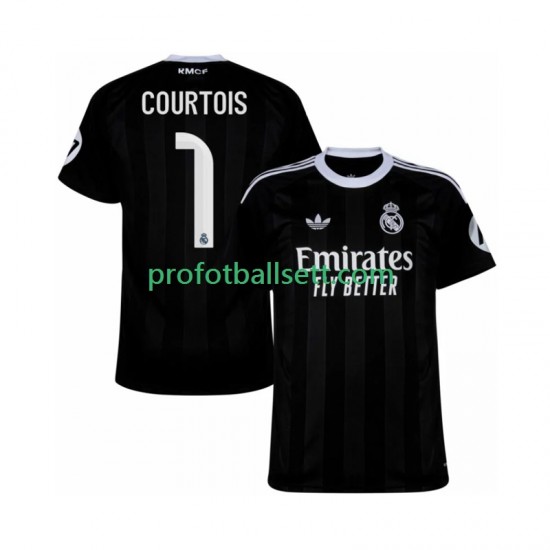 Fotballdrakt Real Madrid Keeper Thibaut Courtois 1 Herre Tredjekit 2025-2026 Kortermet