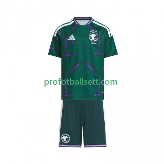 Fotballdrakt Saudi-Arabia Barn Hjemmekit VM 2026 Kortermet