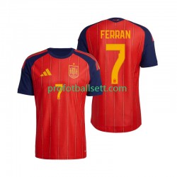 Fotballdrakt Spania Ferran Torres 7 Herre Hjemmekit VM 2026 Kortermet