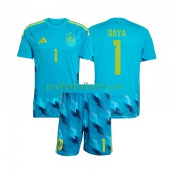 Fotballdrakt Spania Keeper David Raya 1 Barn Hjemmekit VM 2026 Kortermet