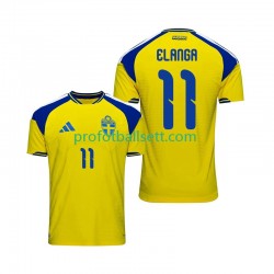 Fotballdrakt Sverige Anthony Elanga 11 Herre Hjemmekit 2026 Kortermet