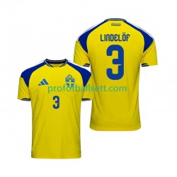 Fotballdrakt Sverige Victor Lindelof 3 Herre Hjemmekit 2026 Kortermet