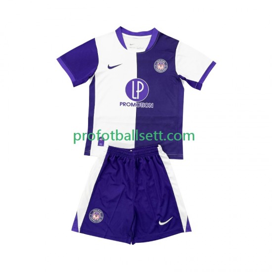 Fotballdrakt Toulouse Barn Hjemmekit 2025-2026 Kortermet
