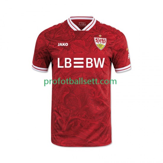 Fotballdrakt VfB Stuttgart Herre Bortekit 2025-2026 Kortermet