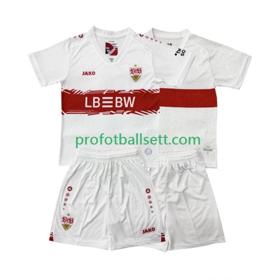Fotballdrakt VfB Stuttgart Barn Hjemmekit 2025-2026 Kortermet