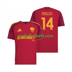 Fotballdrakt AS Roma Donyell Malen 14 Herre Hjemmekit 2026-2027 Kortermet