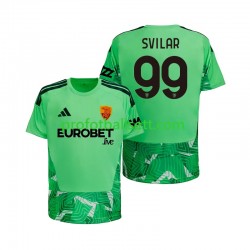 Fotballdrakt AS Roma Keeper Mile Svilar 99 Herre Hjemmekit 2026-2027 Kortermet