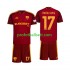 Fotballdrakt AS Roma Manu Kone 17 Barn Hjemmekit 2026-2027 Kortermet