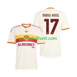 Fotballdrakt AS Roma Manu Kone 17 Herre Bortekit 2026-2027 Kortermet