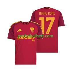 Fotballdrakt AS Roma Manu Kone 17 Herre Hjemmekit 2026-2027 Kortermet