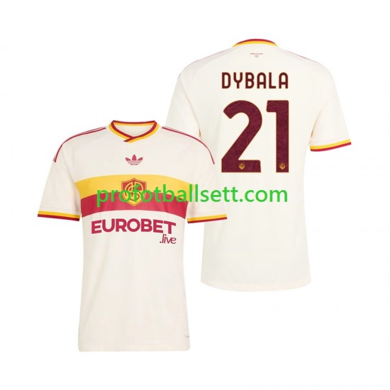 Fotballdrakt AS Roma Paulo Dybala 21 Herre Bortekit 2026-2027 Kortermet