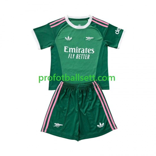 Fotballdrakt Arsenal Keeper Barn Tredjekit 2026-2027 Kortermet
