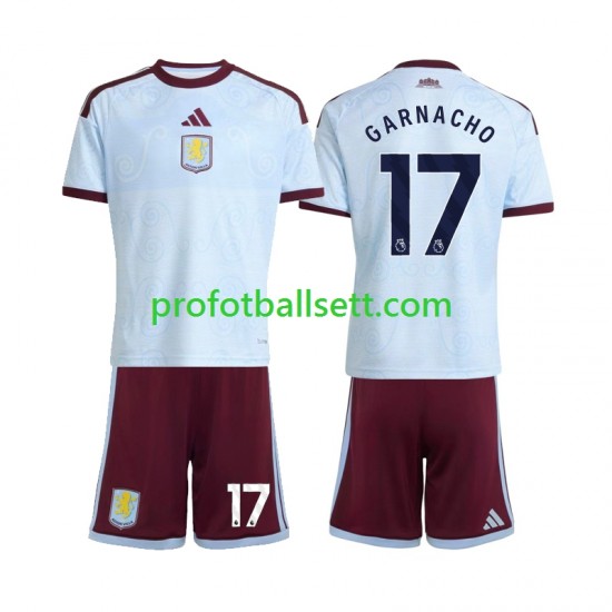 Fotballdrakt Aston Villa Alejandro Garnacho 17 Barn Tredjekit 2026-2027 Kortermet