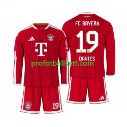 Fotballdrakt FC Bayern München Alphonso Davies 19 Barn Hjemmekit 2026-2027 Langermet