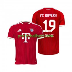 Fotballdrakt FC Bayern München Alphonso Davies 19 Herre Hjemmekit 2026-2027 Kortermet