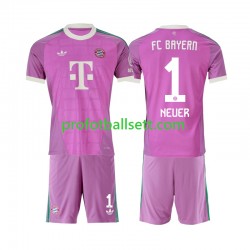 Fotballdrakt FC Bayern München Keeper Manuel Neuer 1 Barn Tredjekit 2026-2027 Kortermet