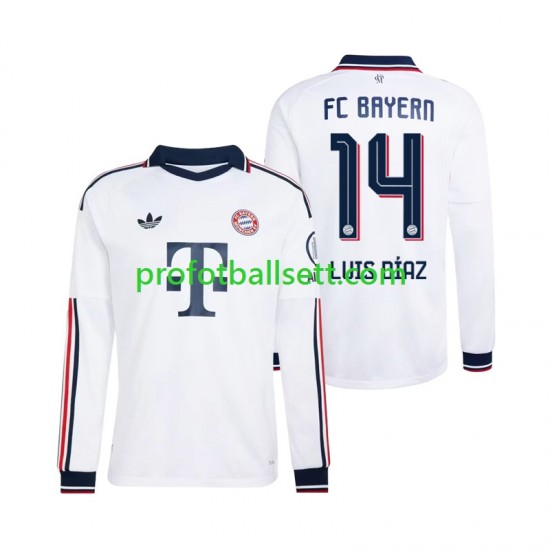Fotballdrakt FC Bayern München Luis Diaz 14 Herre Bortekit 2026-2027 Langermet