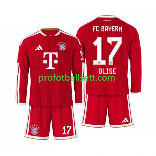 Fotballdrakt FC Bayern München Michael Olise 17 Barn Hjemmekit 2026-2027 Langermet