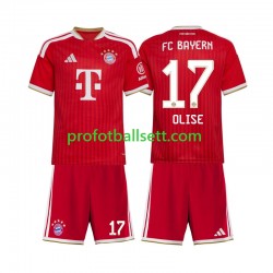 Fotballdrakt FC Bayern München Michael Olise 17 Barn Hjemmekit 2026-2027 Kortermet