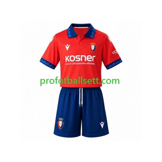 Fotballdrakt CA Osasuna Barn Hjemmekit 2026-2027 Kortermet