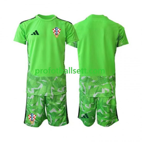Fotballdrakt Kroatia Keeper Barn Hjemmekit 2026-2027 Kortermet