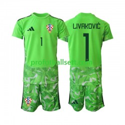 Fotballdrakt Kroatia Keeper Dominik Livakovic 25 Barn Hjemmekit 2026-2027 Kortermet
