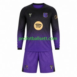 Fotballdrakt FC Barcelona Barn Bortekit 2026-2027 Langermet