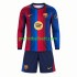 Fotballdrakt FC Barcelona Barn Hjemmekit 2026-2027 Langermet