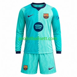 Fotballdrakt FC Barcelona Barn Tredjekit 2026-2027 Langermet