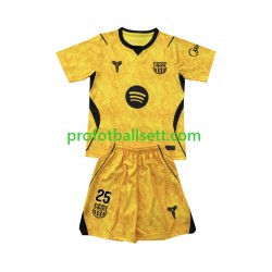Fotballdrakt FC Barcelona Keeper Dominik Livakovic 25 Barn Fjerdekit 2026-2027 Kortermet