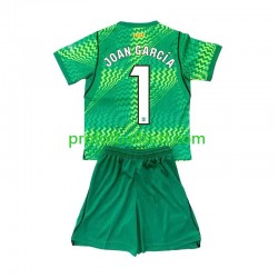 Fotballdrakt FC Barcelona Keeper Joan Garcia 1 Barn Hjemmekit 2026-2027 Kortermet