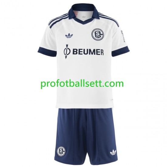 Fotballdrakt Schalke 04 FC Barn Bortekit 2026-2027 Kortermet