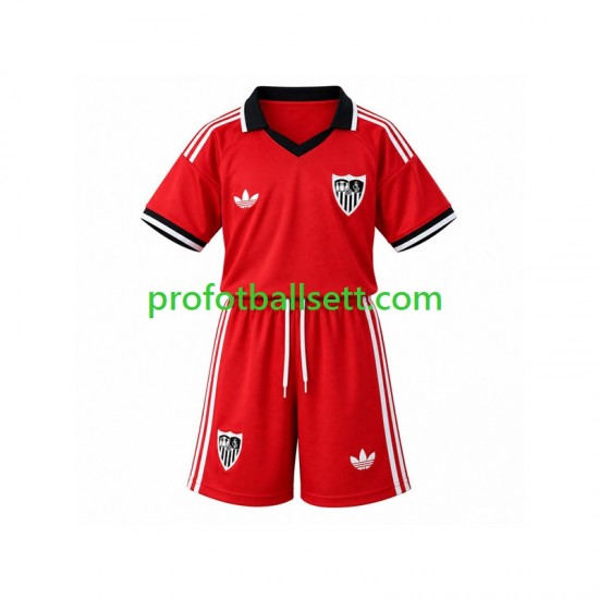 Retro Fotballdrakt Sevilla FC Barn Hjemmekit 2026-2027 Kortermet