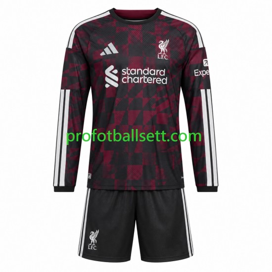 Fotballdrakt Liverpool Barn Tredjekit 2026-2027 Langermet