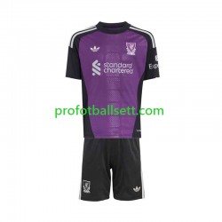 Fotballdrakt Liverpool Keeper Barn Bortekit 2026-2027 Kortermet