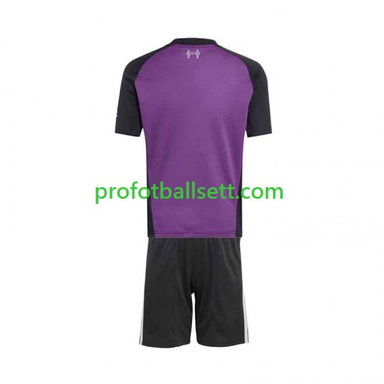 Fotballdrakt Liverpool Keeper Barn Bortekit 2026-2027 Kortermet