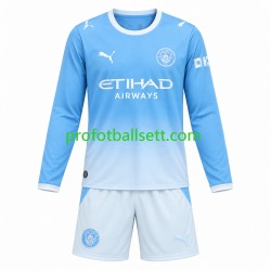 Fotballdrakt Manchester City Barn Hjemmekit 2026-2027 Langermet