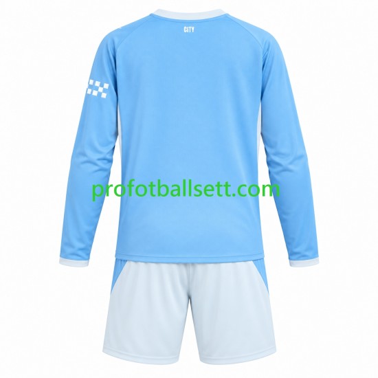 Fotballdrakt Manchester City Barn Hjemmekit 2026-2027 Langermet