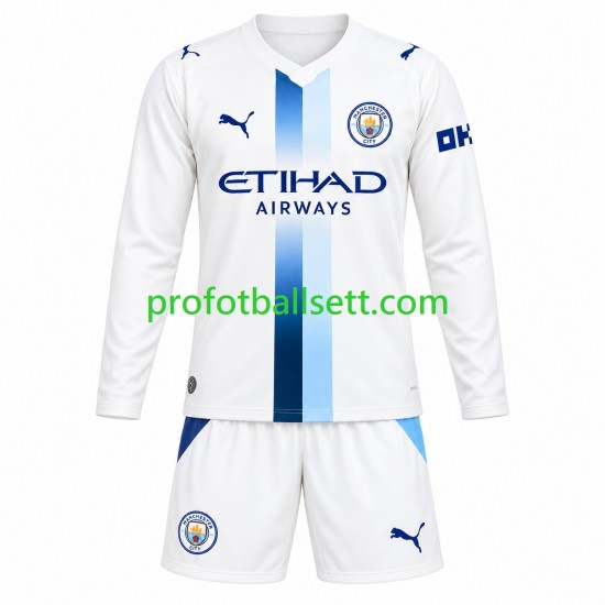 Fotballdrakt Manchester City Barn Tredjekit 2026-2027 Langermet