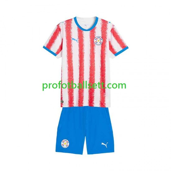 Fotballdrakt Paraguay Barn Hjemmekit 2026 Kortermet
