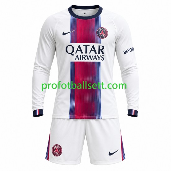 Fotballdrakt Paris Saint-Germain Barn Bortekit 2026-2027 Langermet