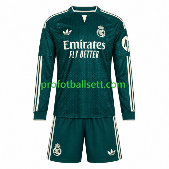 Fotballdrakt Real Madrid Barn Bortekit 2026-2027 Langermet