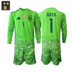 Fotballdrakt Spania Keeper David Raya 1 Barn Tredjekit 2026-2027 Langermet