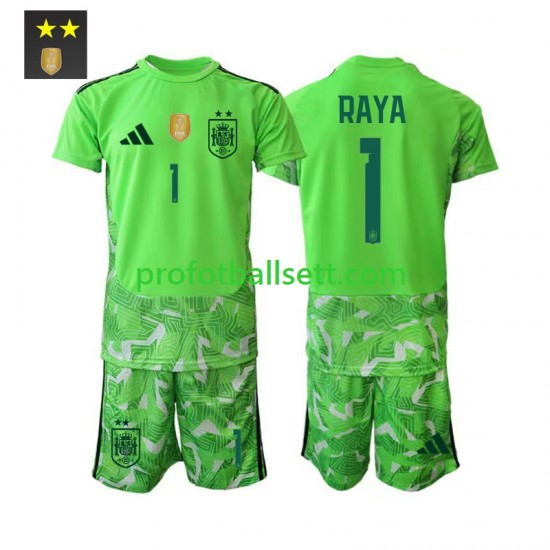 Fotballdrakt Spania Keeper David Raya 1 Barn Tredjekit 2026-2027 Kortermet
