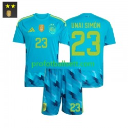 Fotballdrakt Spania Keeper Unai Simon 23 Barn Hjemmekit 2026-2027 Kortermet