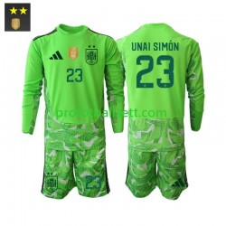 Fotballdrakt Spania Keeper Unai Simon 23 Barn Tredjekit 2026-2027 Langermet