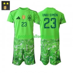Fotballdrakt Spania Keeper Unai Simon 23 Barn Tredjekit 2026-2027 Kortermet