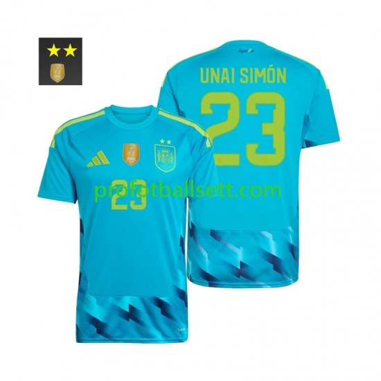 Fotballdrakt Spania Keeper Unai Simon 23 Herre Hjemmekit 2026-2027 Kortermet